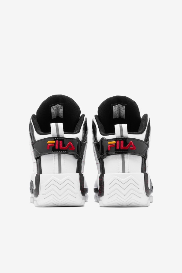 White/Black/Gold Men\'s Grant Hill 2 Fila UK