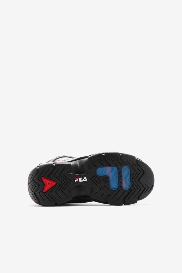 Big Kids\' Grant Hill 2 25th Anniversary Edition Black/White/Red Fila UK