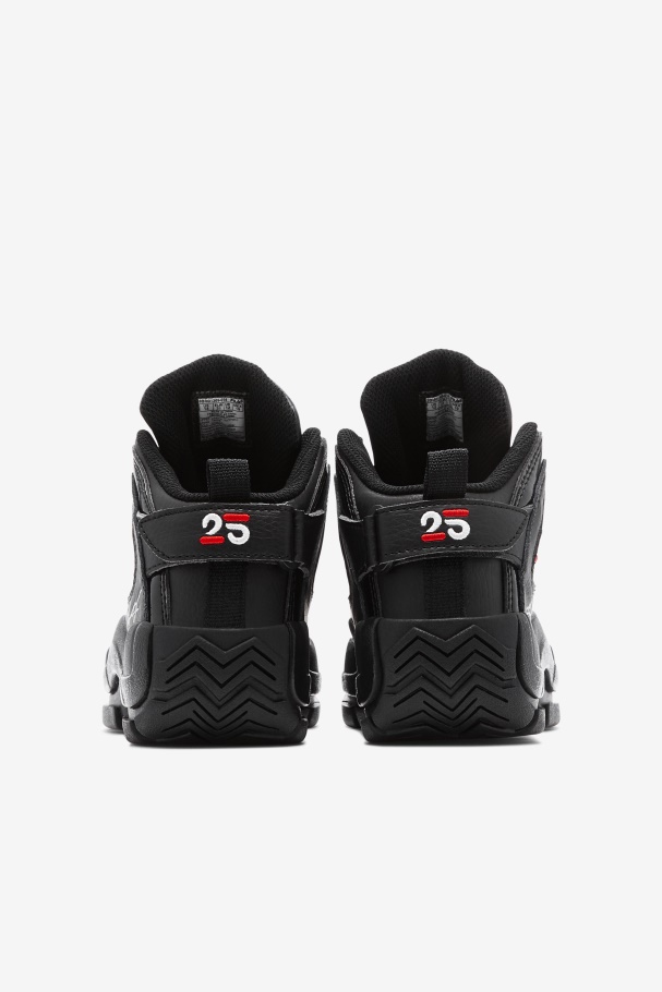 Big Kids\' Grant Hill 2 25th Anniversary Edition Black/White/Red Fila UK