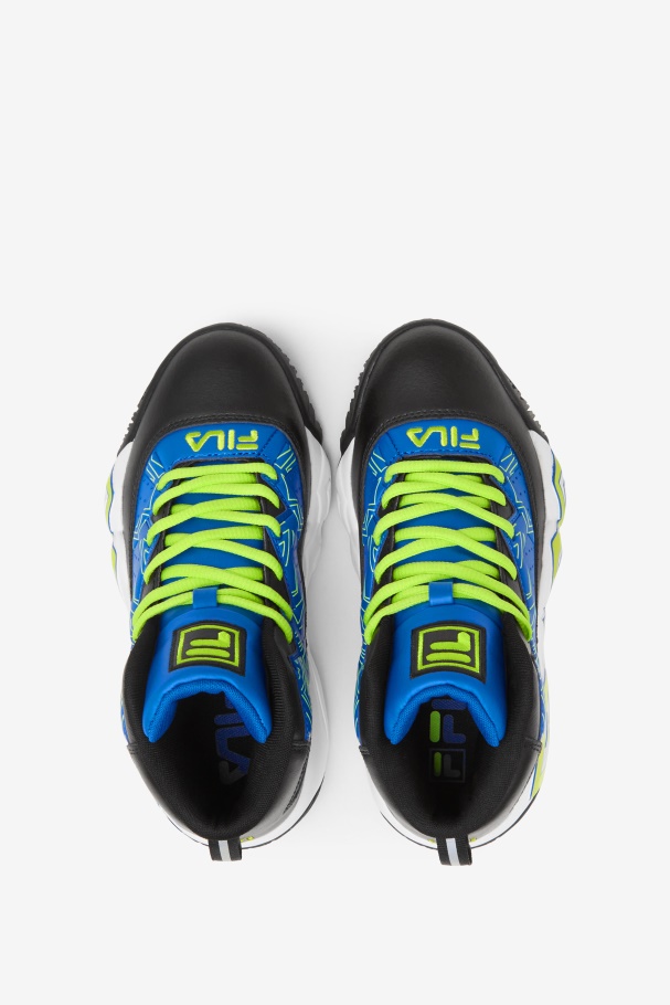 Fila UK Blue/Black/Lime Punch Big Kids\' Mb