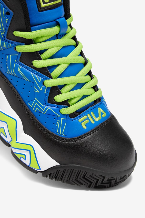 Fila UK Blue/Black/Lime Punch Big Kids\' Mb