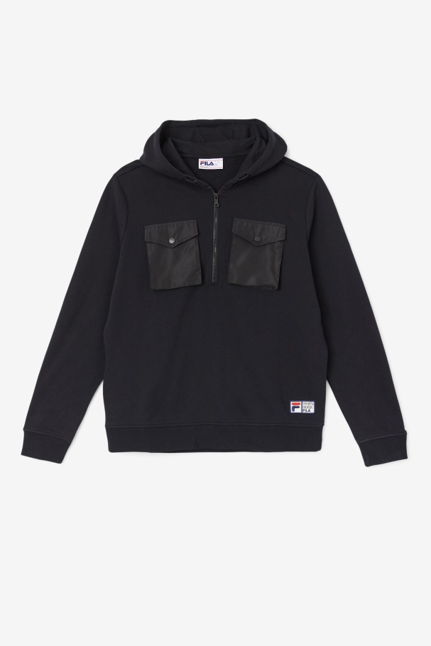 Mekong Hoodie Black Fila UK