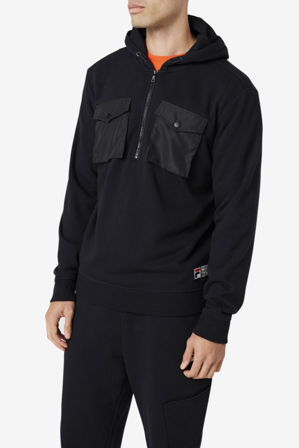 Mekong Hoodie Black Fila UK
