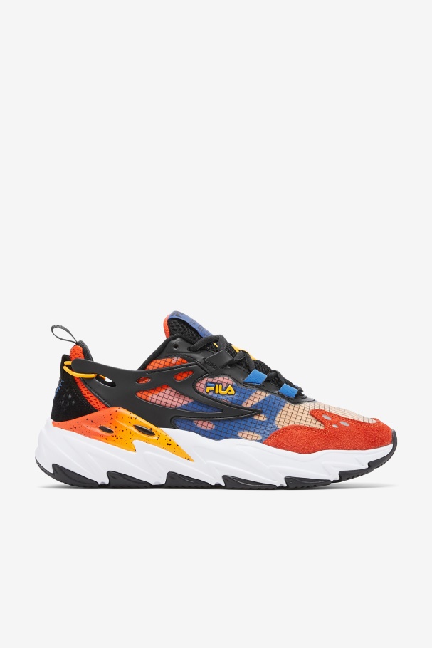 Saffron/Blue/Mandarin Red Fila UK Men's Ray Tracer Evo