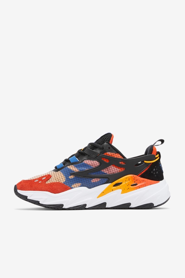 Saffron/Blue/Mandarin Red Fila UK Men\'s Ray Tracer Evo