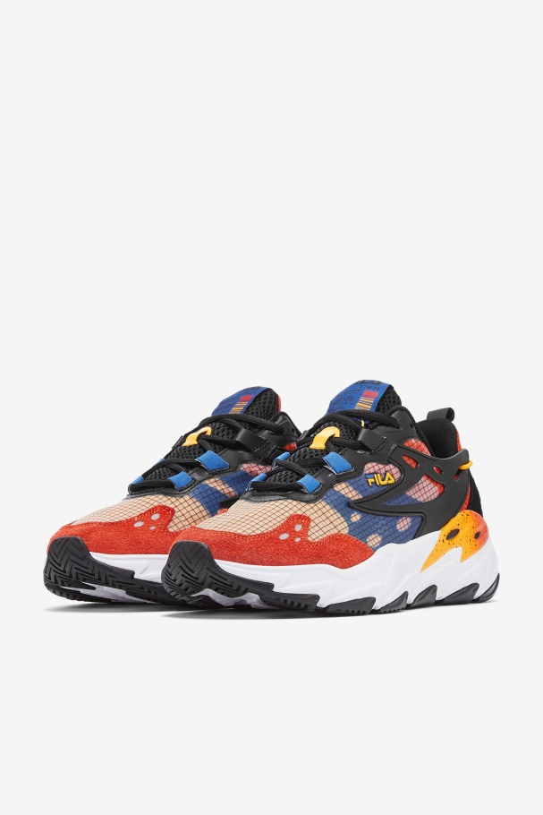 Saffron/Blue/Mandarin Red Fila UK Men\'s Ray Tracer Evo