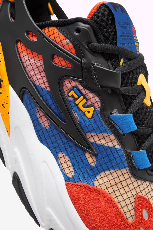 Saffron/Blue/Mandarin Red Fila UK Men\'s Ray Tracer Evo