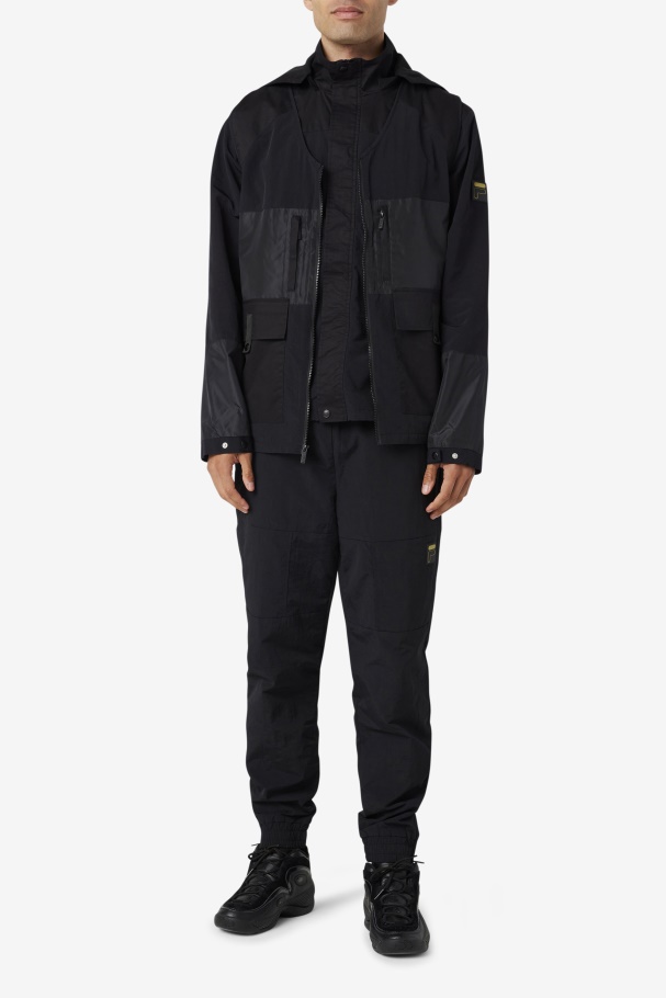 Fila UK Black Tate 3-In-1 Utility Jacket