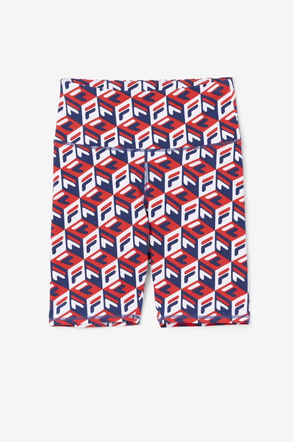 Fila UK Red/Navy/White Ainhoa Bike Short