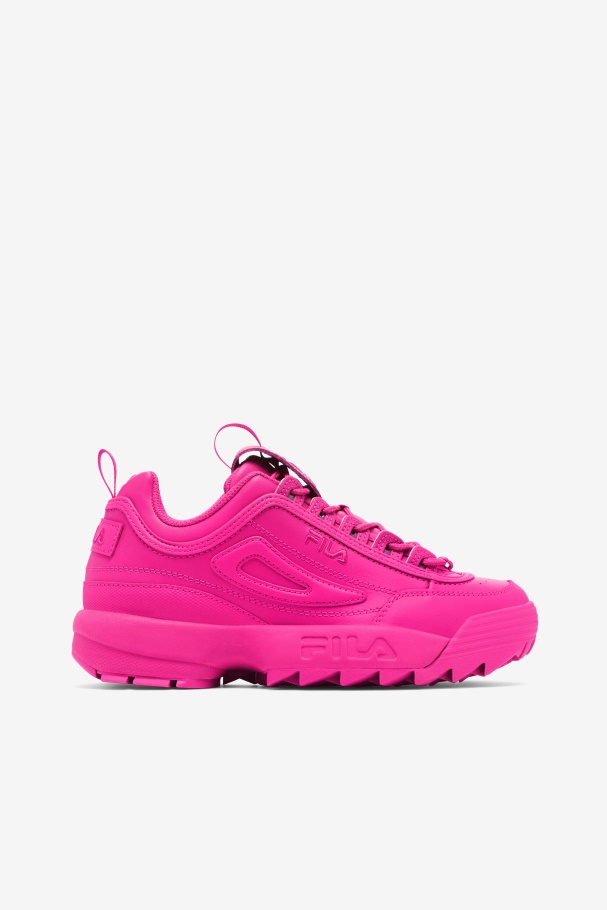 Women's Disruptor 2 Premium Pink Glo Fila UK