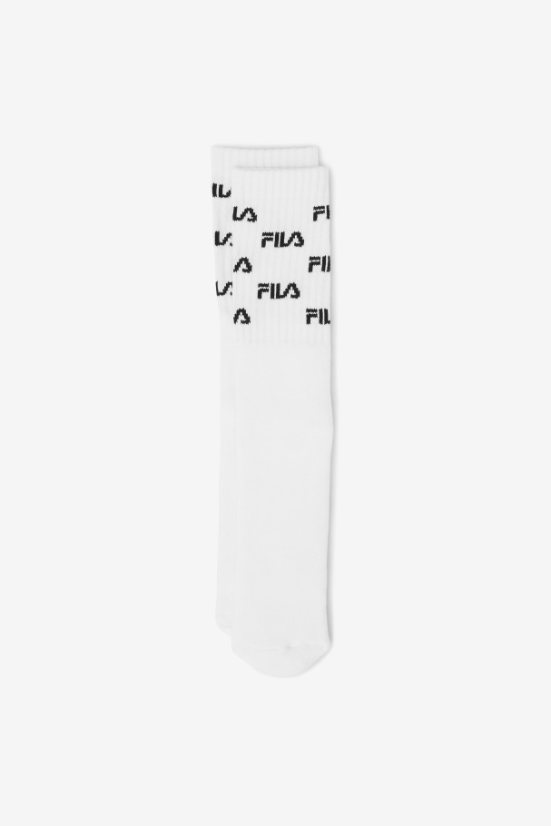 Logo Knee High Sock Fila UK White