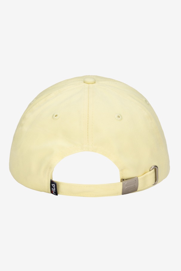 Fila UK Embroidered F-Box baseball Hat Tender Yellow