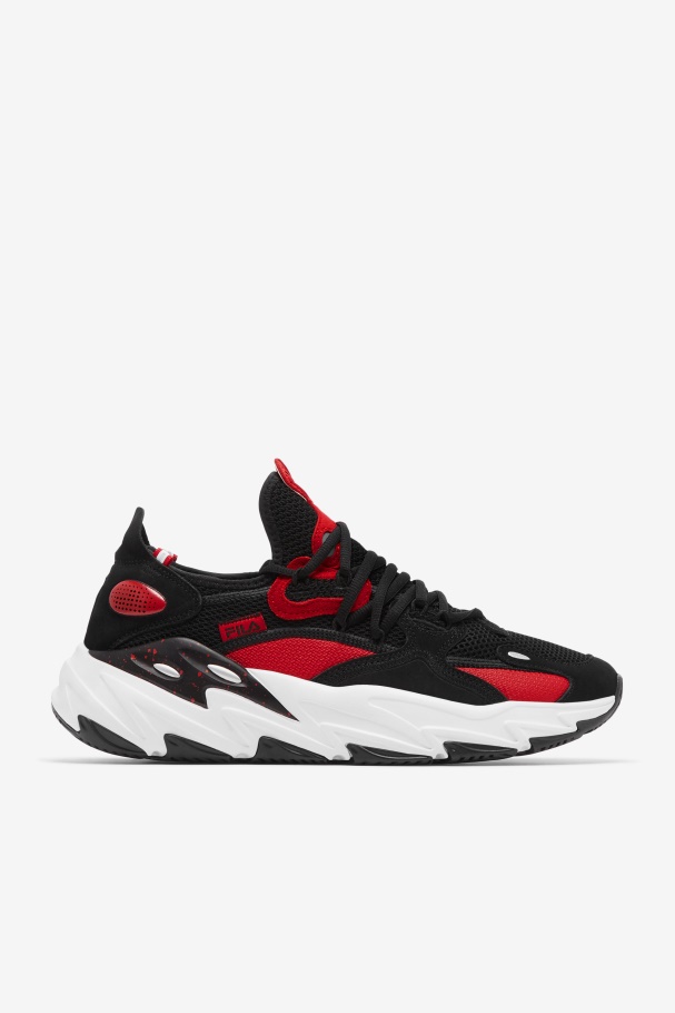 Men's Ray Tracer Evo 2 Black/Red/White Fila UK