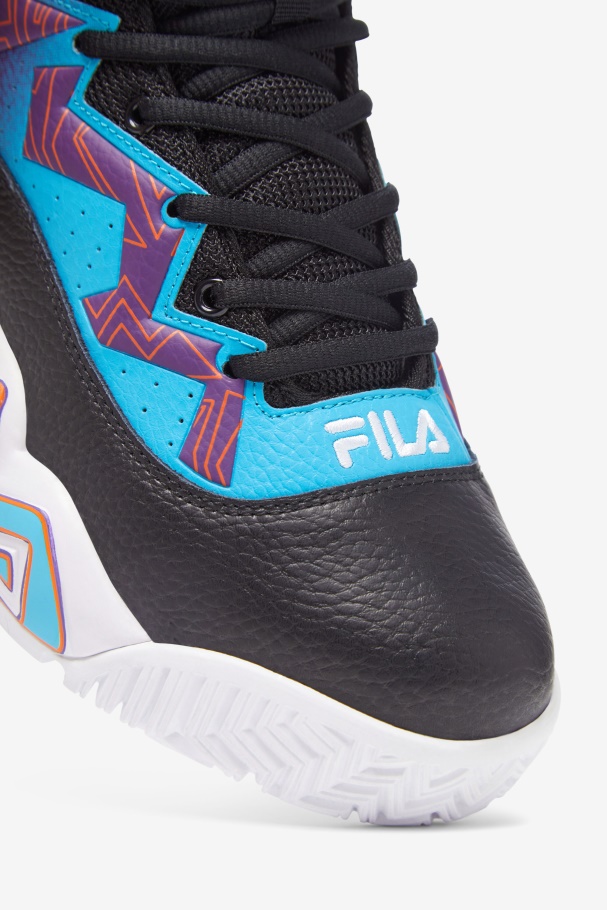 Black/White/Purple Men\'s MB Fila UK