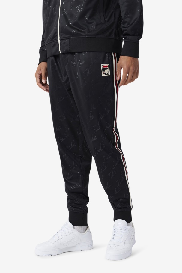 Ridd Track Pant Fila UK Black/Gardenia/Yellow