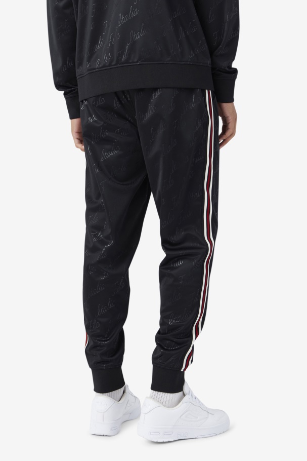 Ridd Track Pant Fila UK Black/Gardenia/Yellow