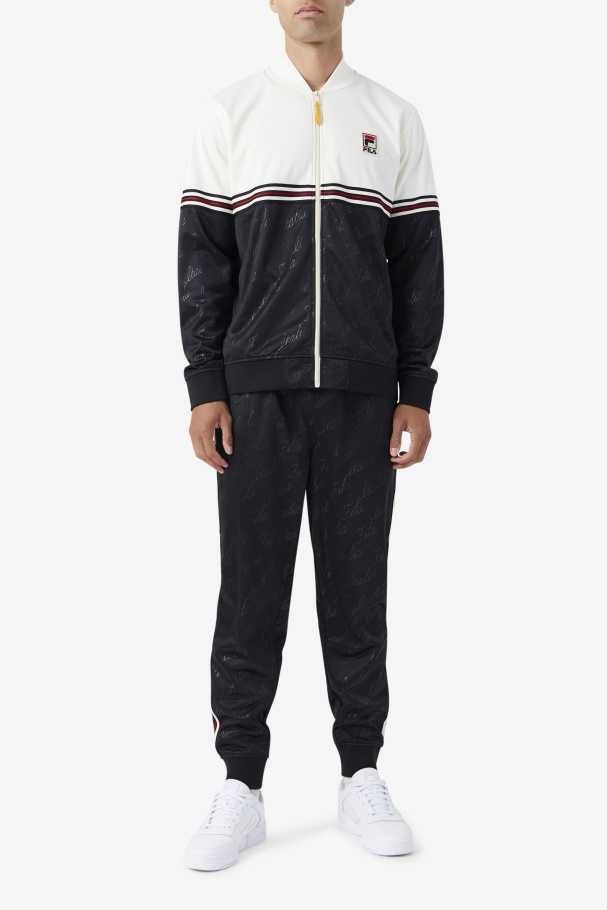 Ridd Track Pant Fila UK Black/Gardenia/Yellow