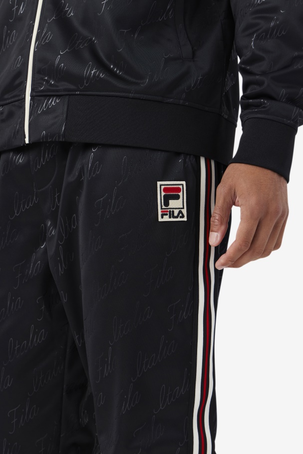 Ridd Track Pant Fila UK Black/Gardenia/Yellow