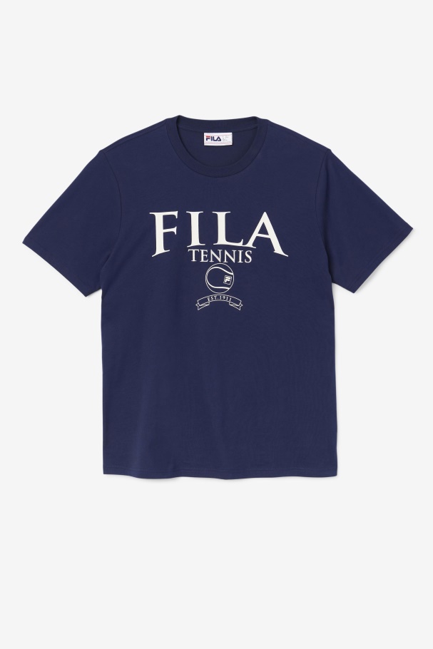 Fila UK Saran Tee Navy/Gardenia