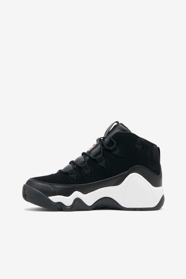 Women\'s Grant Hill 1 Black/White/Red Fila UK