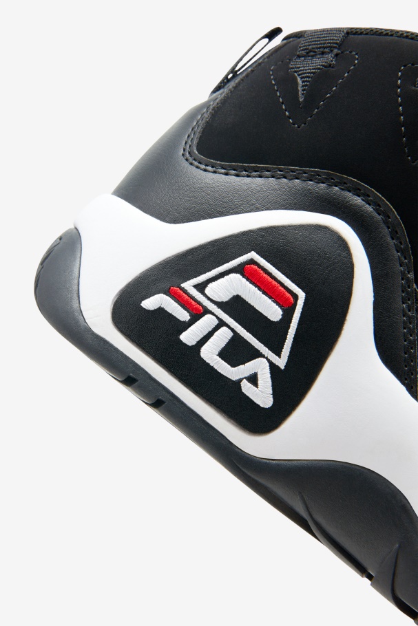 Women\'s Grant Hill 1 Black/White/Red Fila UK