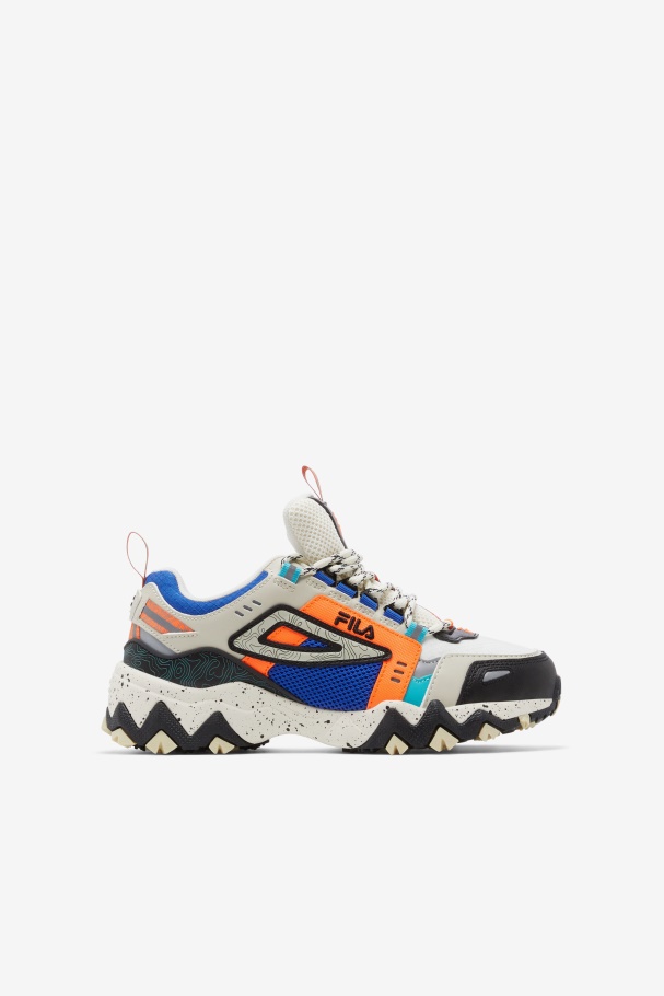 Big Kids' Oakmont Tr Turtledove/Black/Gardenia Fila UK