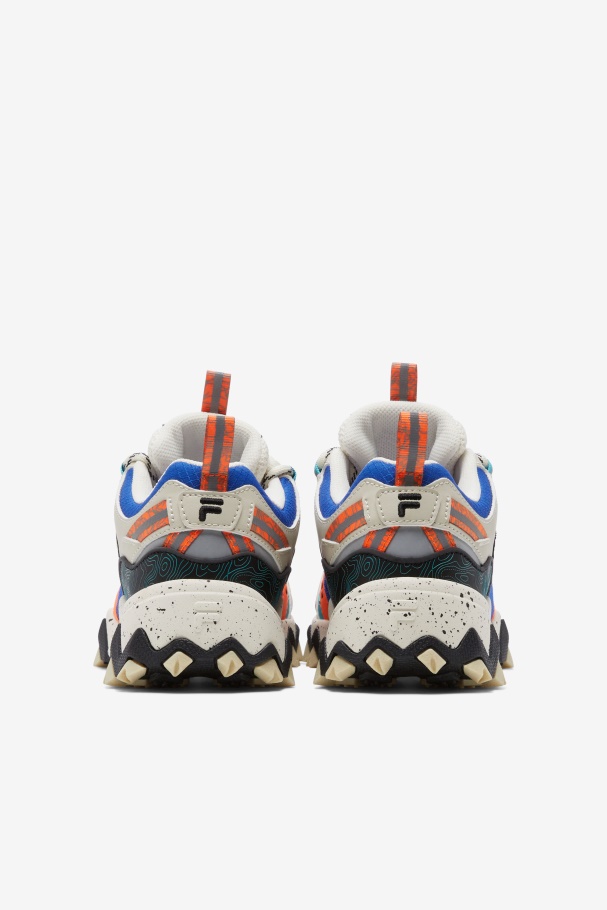 Big Kids\' Oakmont Tr Turtledove/Black/Gardenia Fila UK