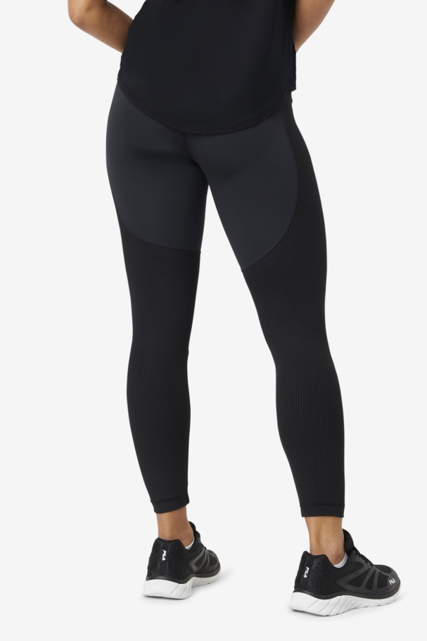 Forza Textured Long Legging Black Fila UK