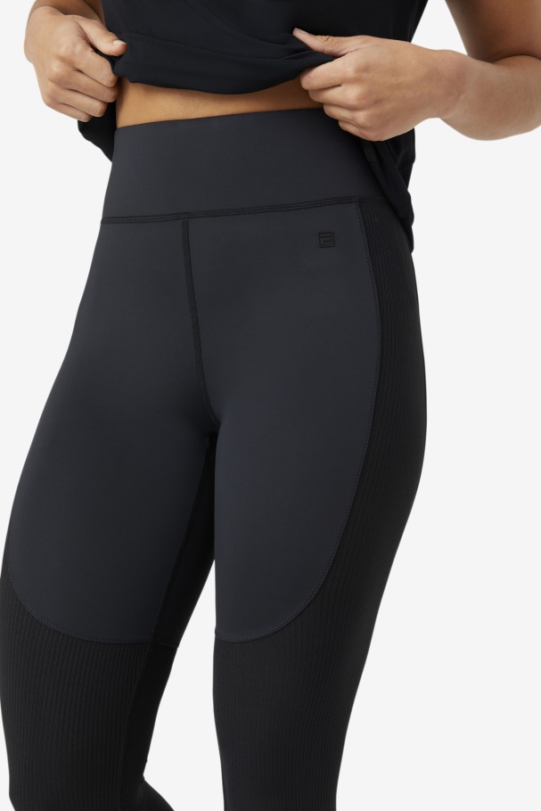 Forza Textured Long Legging Black Fila UK