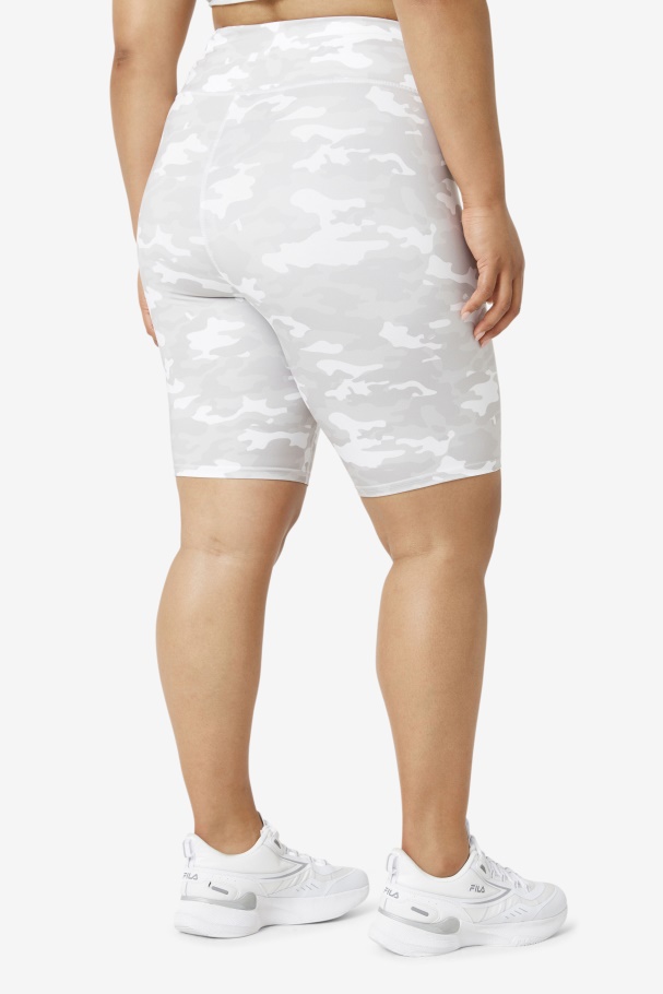 Fila UK White Forza 8\" Bike Short