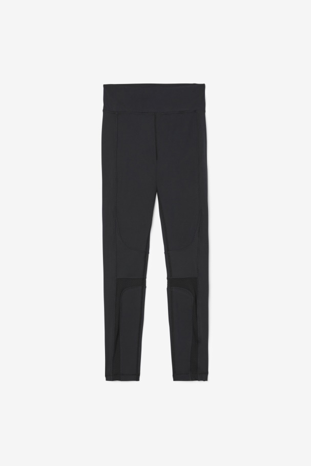 Black Fila UK Forza Color Blocked Legging