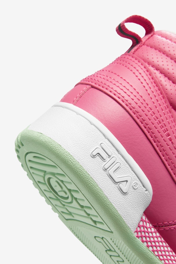 Fila UK Big Kids\' F-14 Bubblegum/White