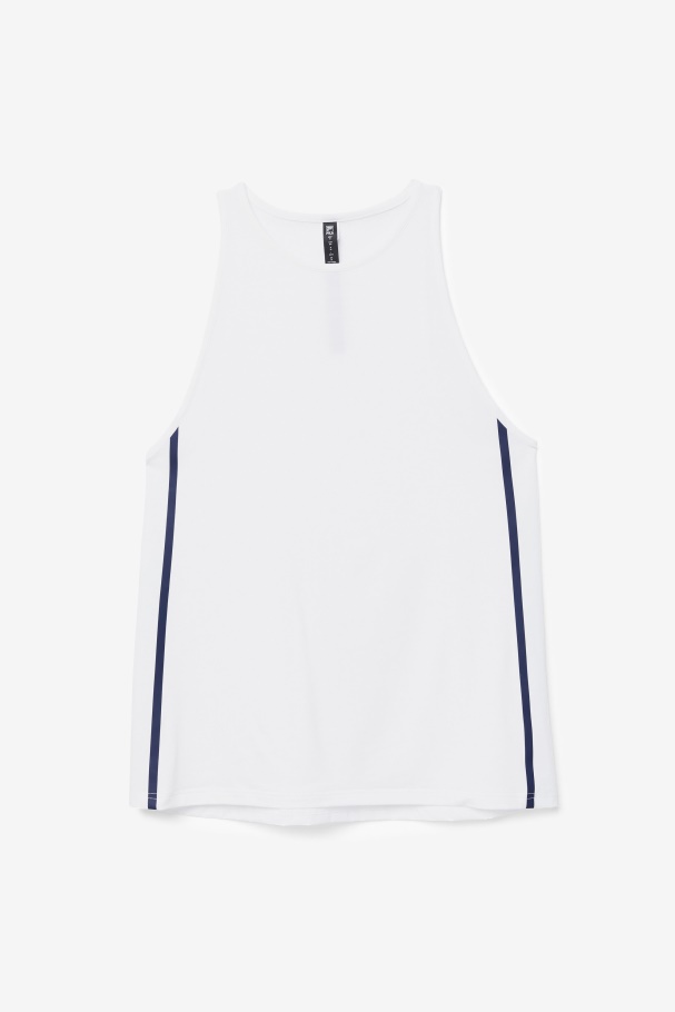 Fila UK White/White Heather/Black Fi-Lux Loose Tank Top