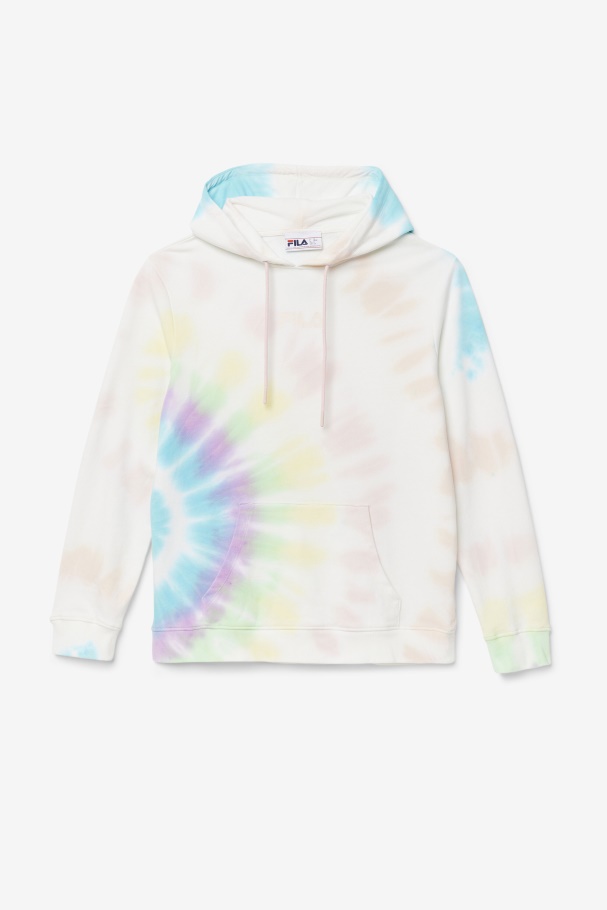 Fila UK Double Cream Tie Dye Aerolynn Tie Dye Hoodie