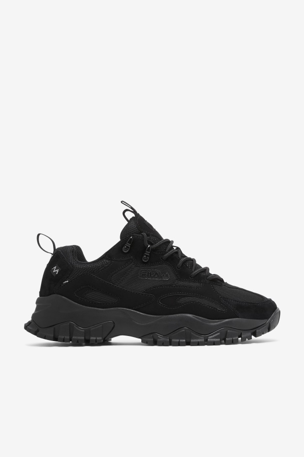 Black/Metallic Silver Fila UK Men's Ray Tracer TR 2