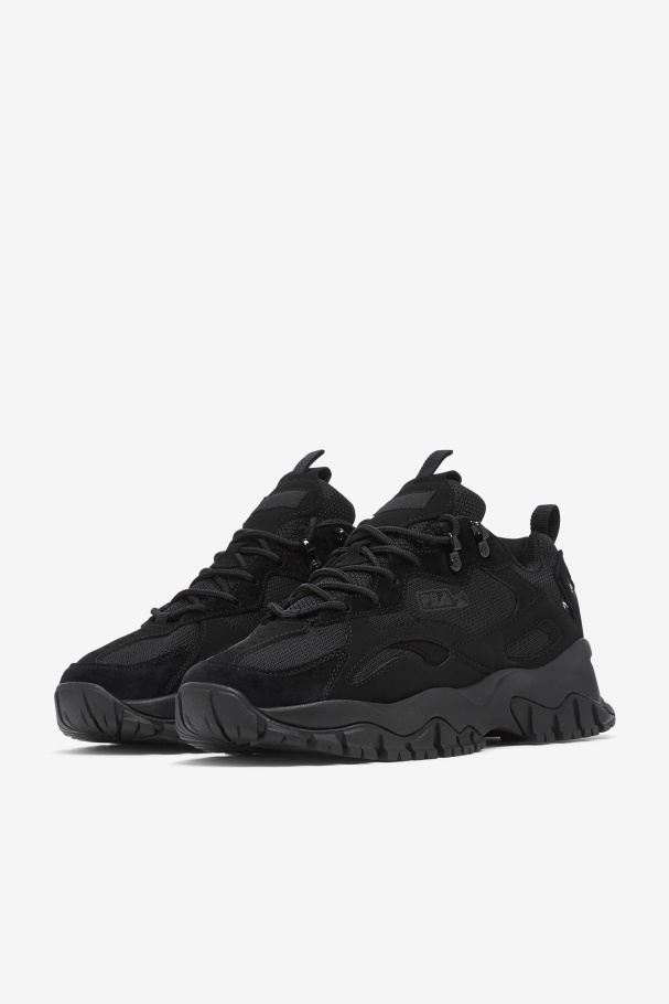 Black/Metallic Silver Fila UK Men\'s Ray Tracer TR 2