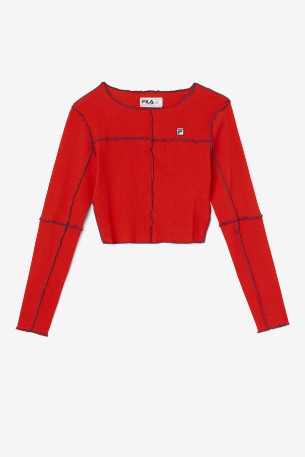 Fila UK Red Brooklynn Top