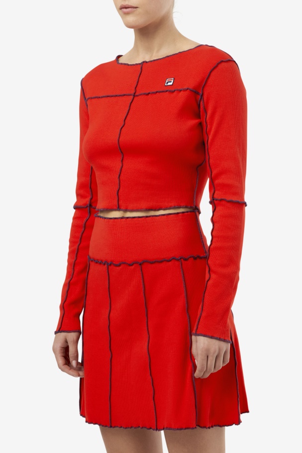 Fila UK Red Brooklynn Top