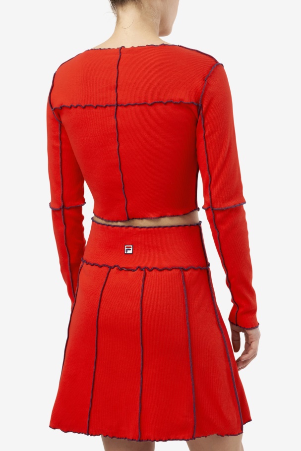 Fila UK Red Brooklynn Top