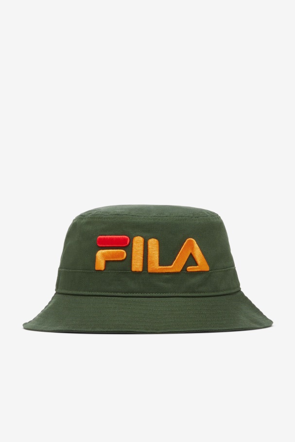 Douglas Fir/Desert Sun/Poppy Fila UK X Paterson Bucket Hat Fila UK
