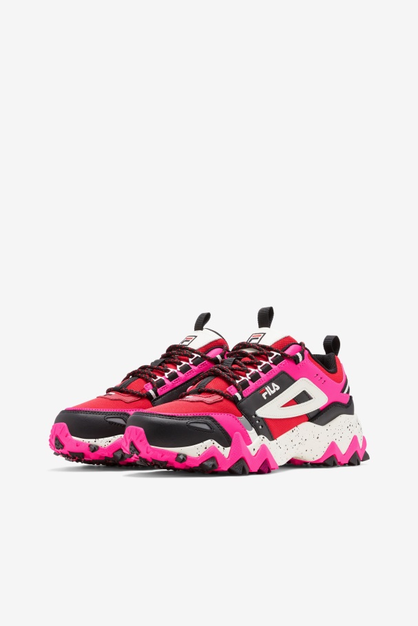 Fila UK Women\'s Oakmont TR Red/Pink Glow/Black