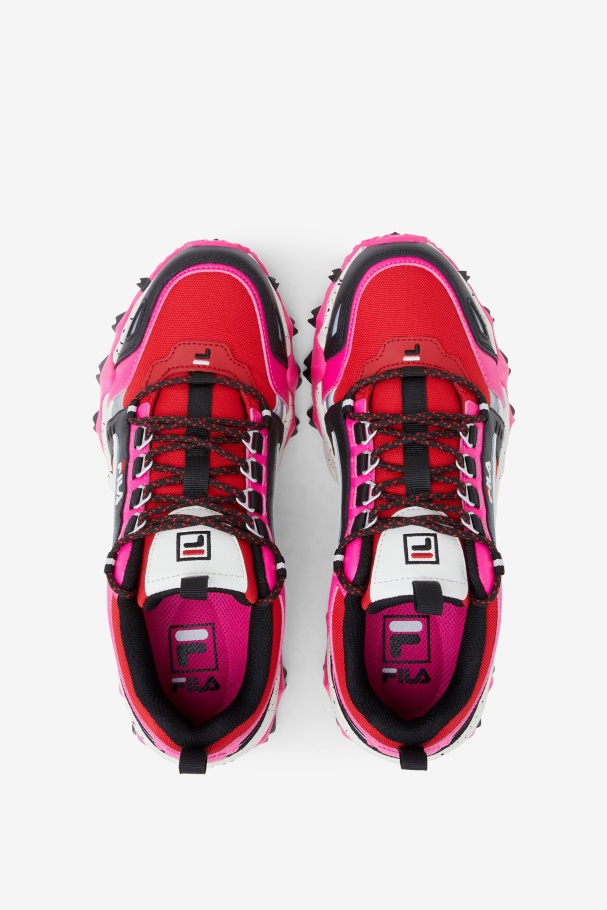 Fila UK Women\'s Oakmont TR Red/Pink Glow/Black