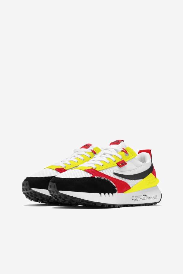 Women\'s Renno N-Generation White/Diva Pink/Yellow Fila UK