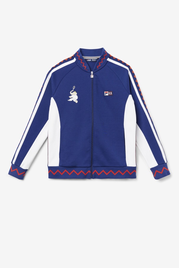 Fila UK X RB Babar Iggy Jacket Fila UK Beacon Blue/White