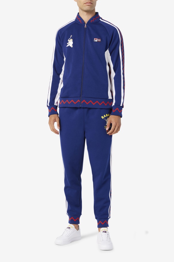 Fila UK X RB Babar Iggy Jacket Fila UK Beacon Blue/White