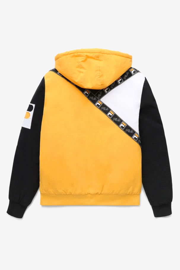Yellow/Black/White P1 Fila UK Tech Jacket Fila UK
