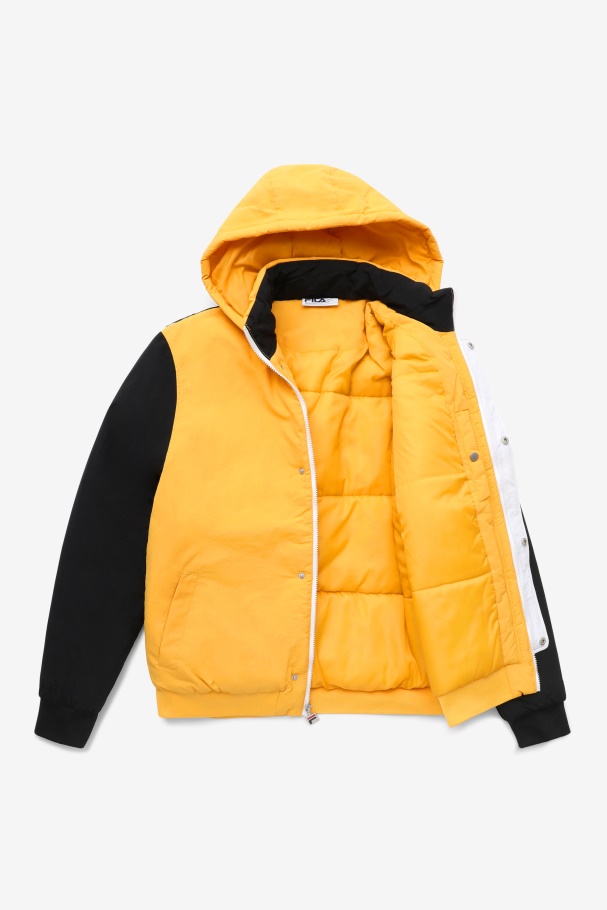 Yellow/Black/White P1 Fila UK Tech Jacket Fila UK