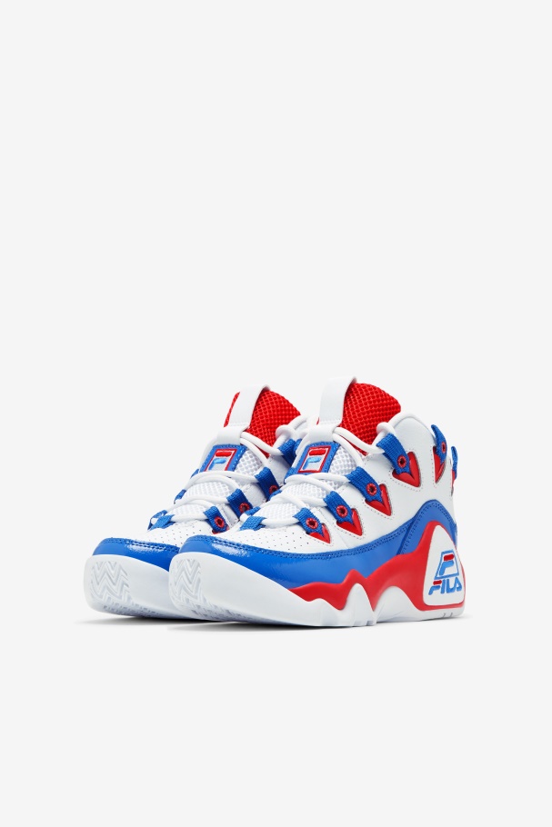 Fila UK White/Red/Blue Little Kids\' Grant Hill 1