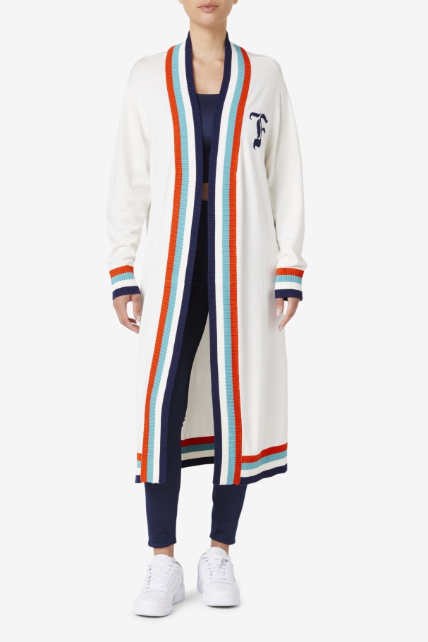 Fila UK Angelina Maxi Cardigan Tofu