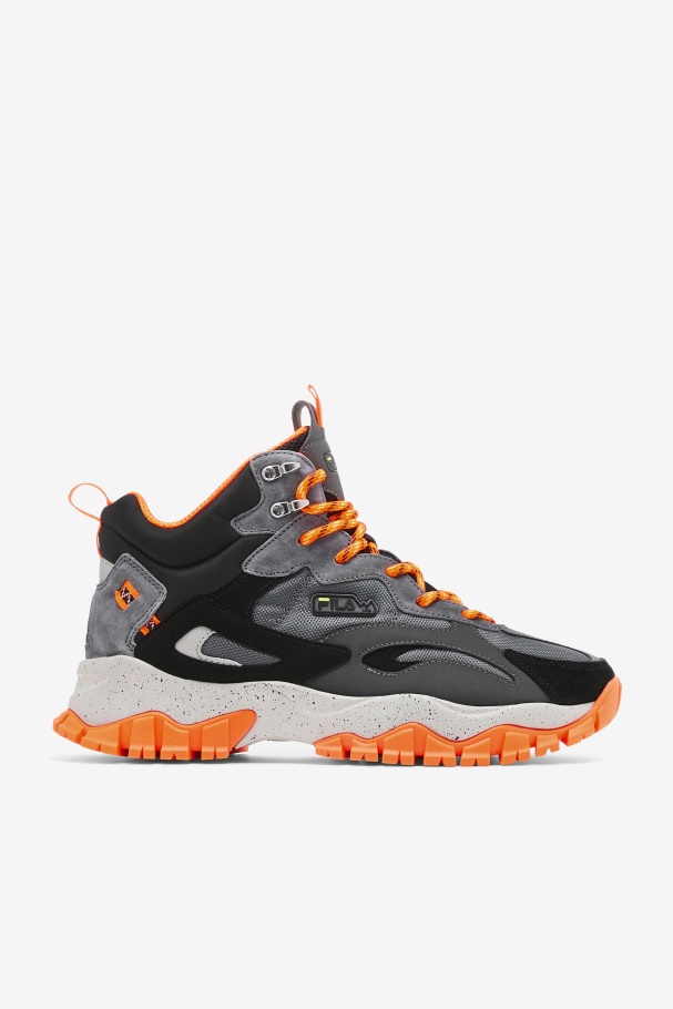 Men's Ray Tracer TR 2 Mid Fila UK Castlerock/Black/Orange